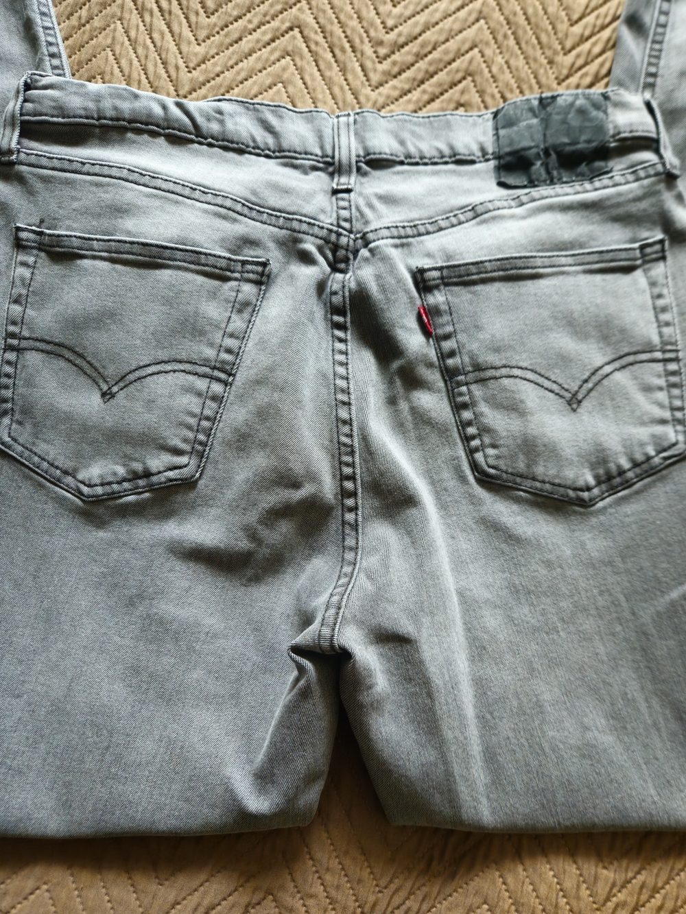 Levi's Men's Gray Vintage Denim Jeans 5-Pocket Button Zip W34 L34